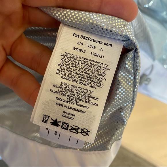 HP 🌟 FREE SHIPPING 💥 NWOT Columbia Lay D Down White 550 Parka - Picture 7 of 13